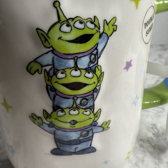 NWT Rae Dunn x Disney Pixar Toy Story ALIENS Coffee Mug Ready To Launch - Picture 2 of 5